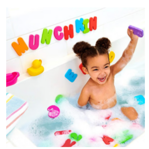 Image of JUGUETE BAÑO MUNCHKIN LETRAS y NÚMEROS (ABC)