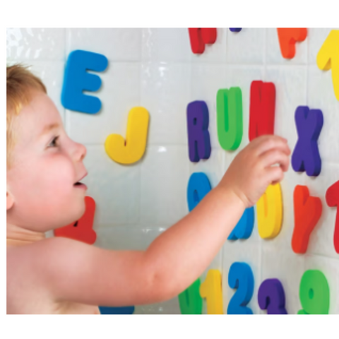 Image of JUGUETE BAÑO MUNCHKIN LETRAS y NÚMEROS (ABC)