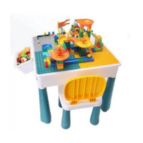 Image of MALETIN MESA PLAYGO 2 en 1 DE 608 PIEZAS (+3)